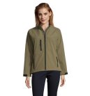 Női ROXY vastag 3 rétegű softshell dzseki, SOL'S SO46800, Army-2XL