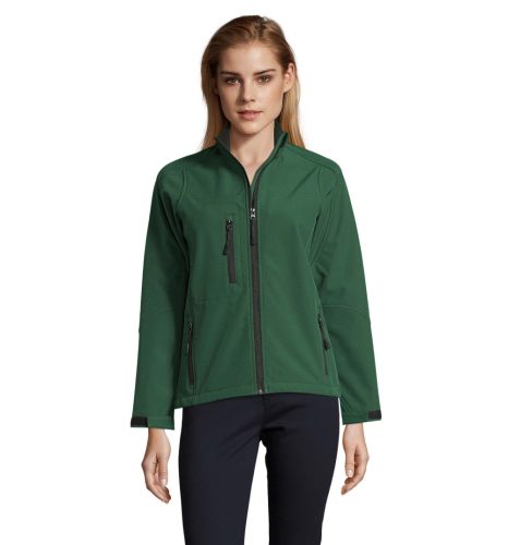 Női ROXY vastag 3 rétegű softshell dzseki, SOL'S SO46800, Bottle Green-2XL