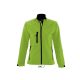 Női ROXY vastag 3 rétegű softshell dzseki, SOL'S SO46800, Green Absinthe-2XL