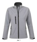 Női ROXY vastag 3 rétegű softshell dzseki, SOL'S SO46800, Grey Melange-S