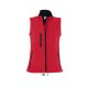 Női RALLYE 3 rétegű vastag softshell mellény, SOL'S SO46801, Pepper Red-L