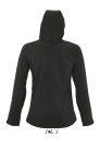 Női RALLYE 3 rétegű vastag softshell mellény, SOL'S SO46802, Black-2XL