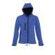 Női REPLAY kapucnis cipzáras softshell dzseki, SOL'S SO46802, Royal Blue-XL