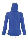 Női REPLAY kapucnis cipzáras softshell dzseki, SOL'S SO46802, Royal Blue-XL