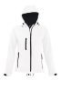 Női REPLAY kapucnis cipzáras softshell dzseki, SOL'S SO46802, White-S