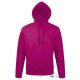 Uniszex SNAKE kapucnis  pulóver, SOL'S SO47101, Fuchsia-3XL