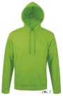 Uniszex SNAKE kapucnis  pulóver, SOL'S SO47101, Lime-2XL