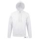 Uniszex SNAKE kapucnis  pulóver, SOL'S SO47101, White-L