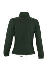 Női NORWAY cipzáras polár pulóver, SOL'S SO54500, Fir Green-2XL