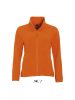 Női NORWAY cipzáras polár pulóver, SOL'S SO54500, Orange-2XL