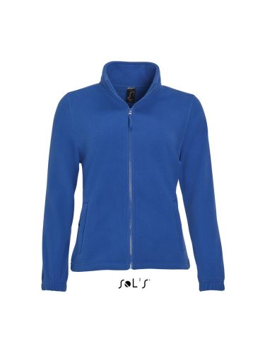 Női NORWAY cipzáras polár pulóver, SOL'S SO54500, Royal Blue-2XL