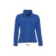 Női NORWAY cipzáras polár pulóver, SOL'S SO54500, Royal Blue-L