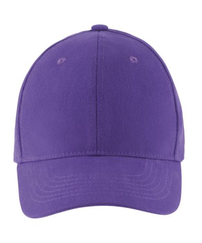 Uniszex vastag 6 paneles pamut baseball sapka, SOL'S SO88100, Dark Purple-U