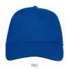 Uniszex vastag 6 paneles pamut baseball sapka, SOL'S SO88100, Royal Blue-U