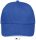 Uniszex vastag 6 paneles pamut baseball sapka, SOL'S SO88100, Royal Blue/White-U