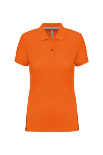 WK275 Női galléros póló rövid ujjakkal, oldalsó slicceléssel Designed To Work, Orange-3XL