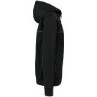 WK450 kétszínű három rétegű, kapucnis softshell dzseki Designed To Work, Black-M