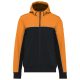 WK450 kétszínű három rétegű, kapucnis softshell dzseki Designed To Work, Black/Orange-L