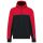 WK450 kétszínű három rétegű, kapucnis softshell dzseki Designed To Work, Black/Red-M