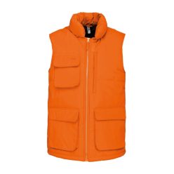   WK615 vízálló bélelt unisex mellény Designed To Work, Orange-S