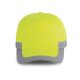 WKP123 5 paneles neonszínű baseballsapka Designed To Work, Fluorescent Yellow-U