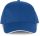 WKP145 hat paneles tépőzáras baseballsapka Designed To Work, Royal Blue/White-U